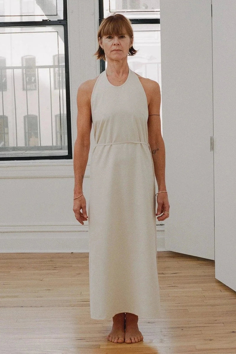 Baserange | Apron Dress | Off White