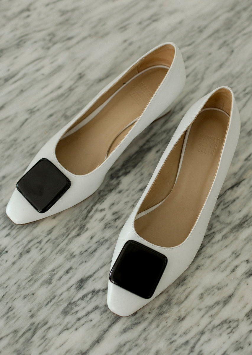 Maryam Nassir Zadeh | Cecil Pump | White – One of a few