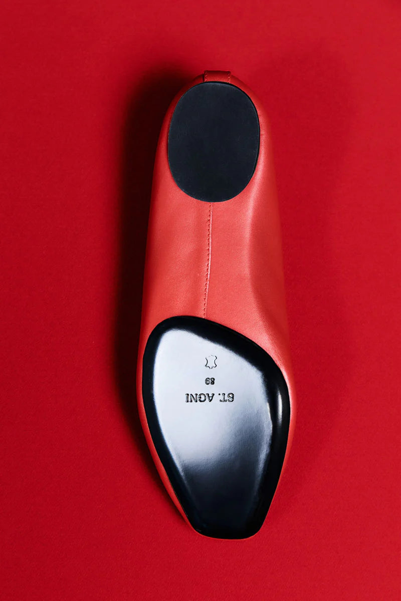 Agni Soft Glove Ballet Flat Rosso – One of a few