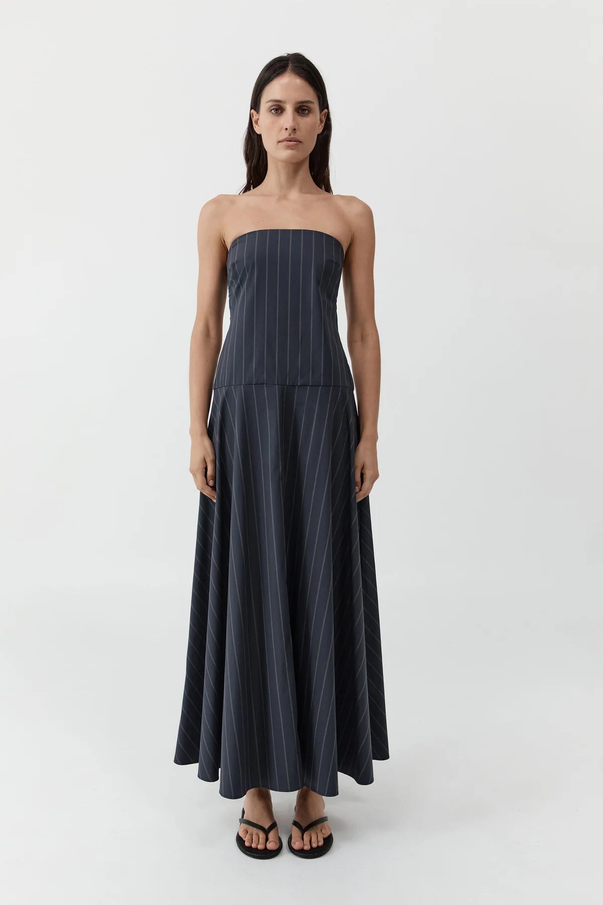 open lace back dress St. Agni | Relaxed Pleat Dress