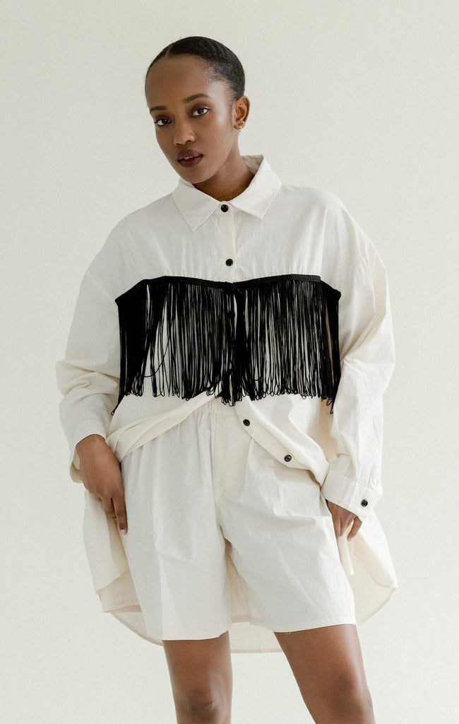 girl in western shirt