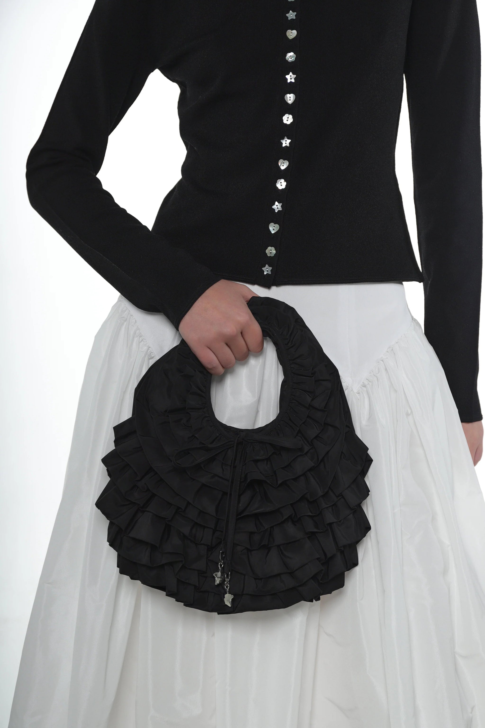 Sandy Liang | Napa Bag | Black Taffeta – One of a few