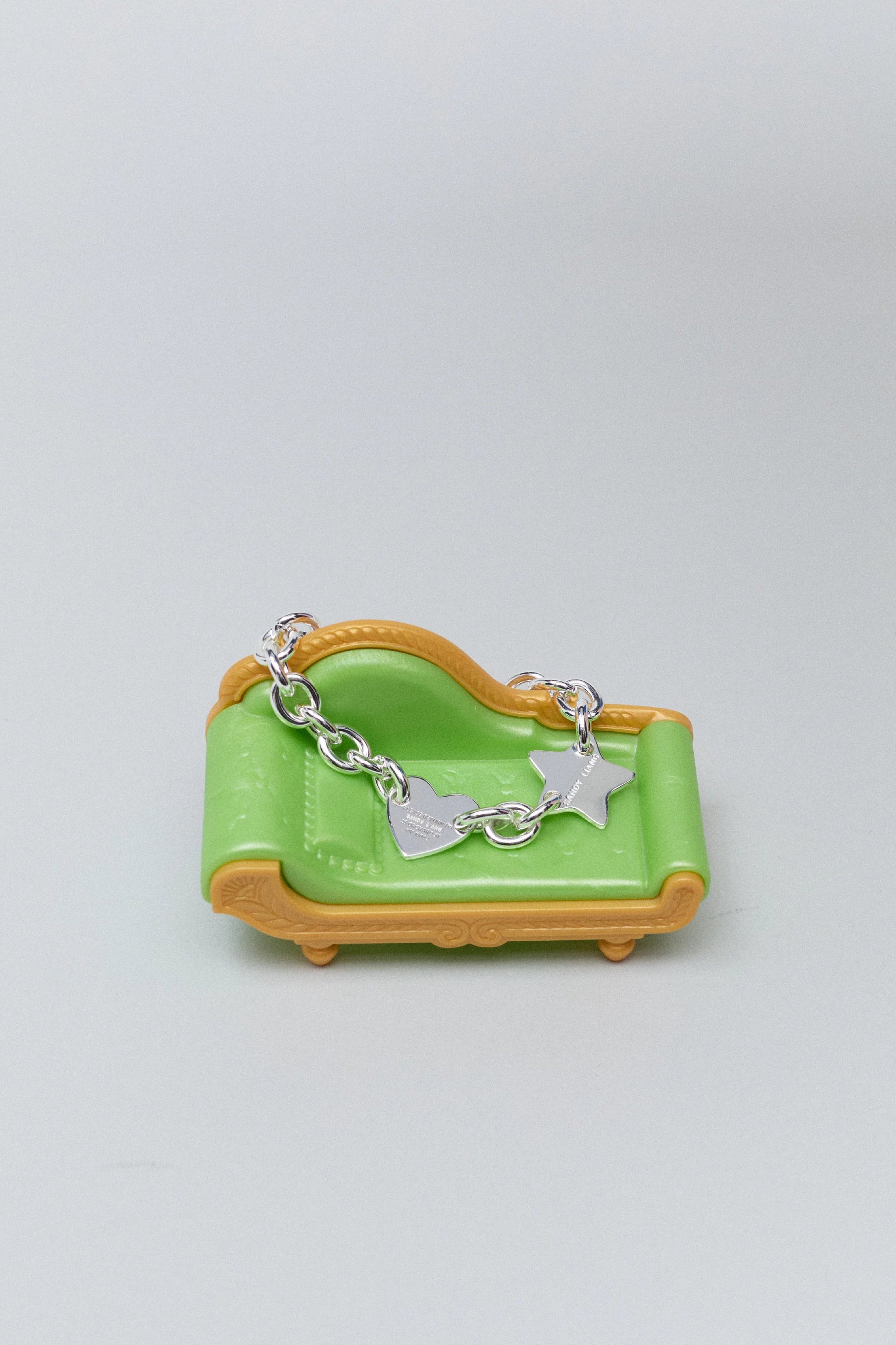 Sandy Liang | Password Protected Bracelet | Silver – One of a few