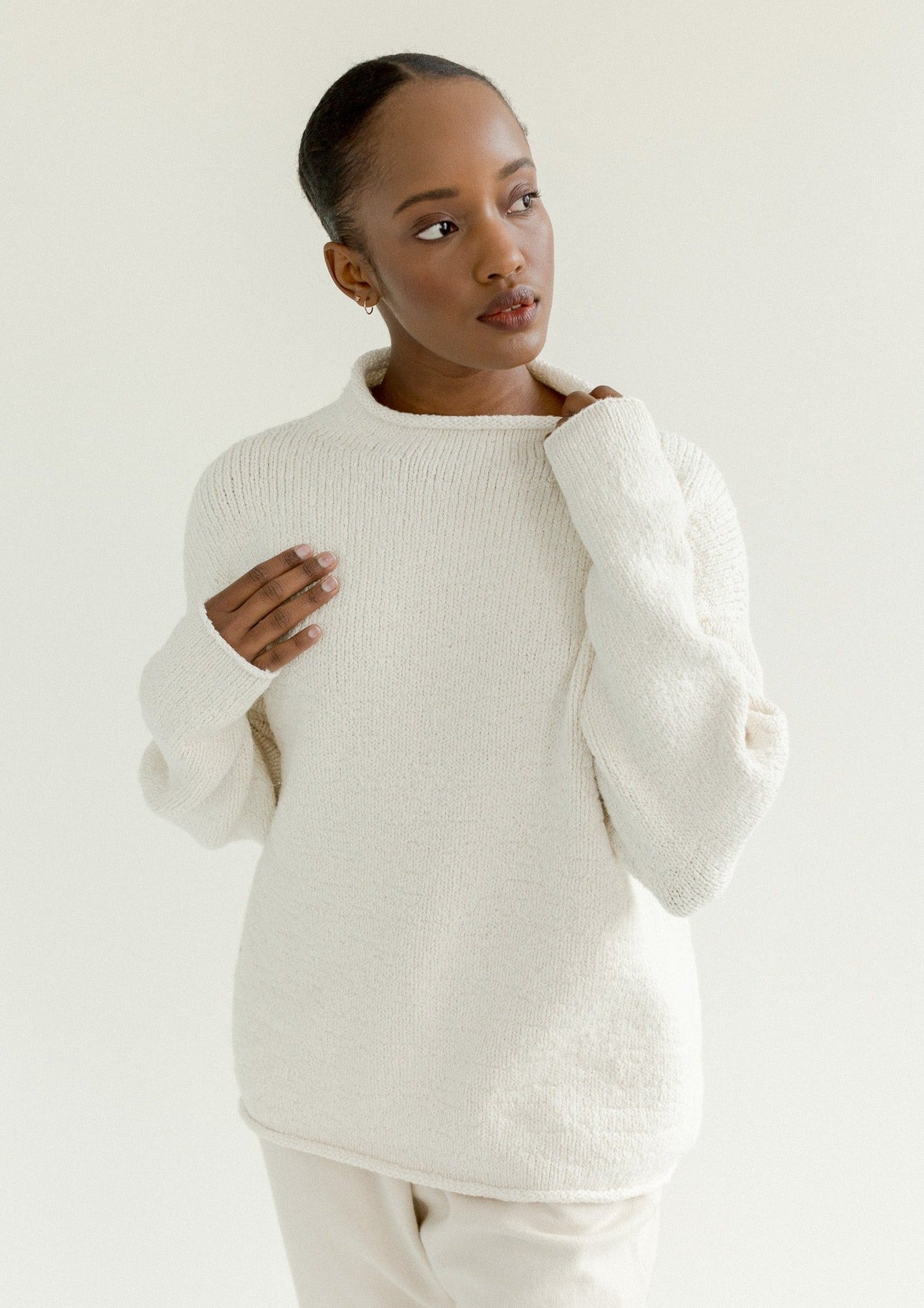 LAUREN MANOOGIAN】OVERSIZE ROLLNECK DRESS | www.innoveering.net