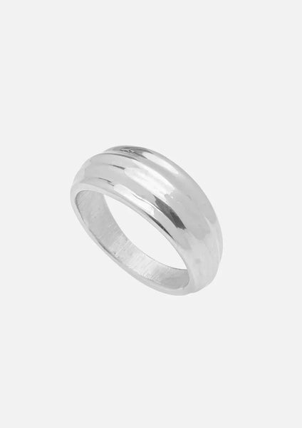 Solid Double Band Ring Sterling Silver